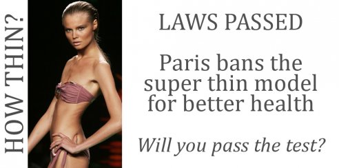 France too thin fashion model laws