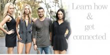 Guy Sebastian with models