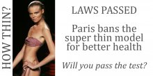 France too thin fashion model laws